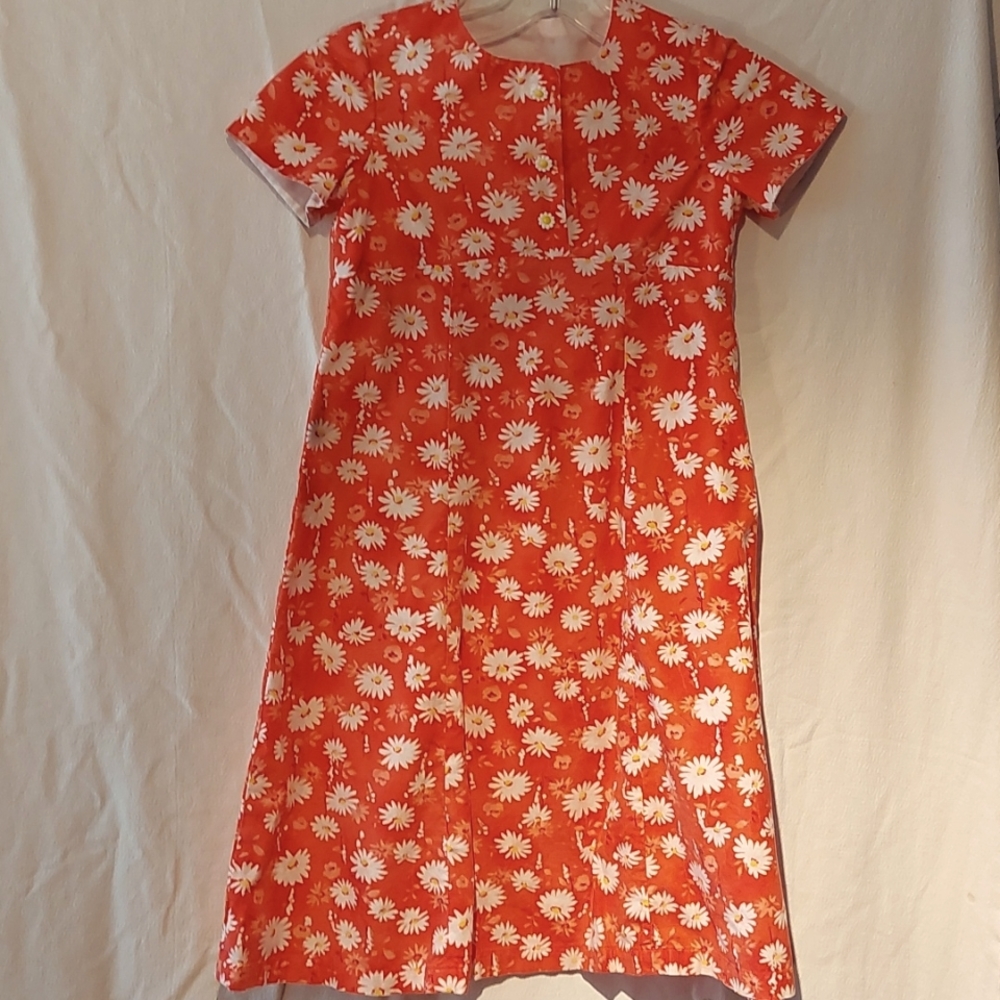 Vintage Hand Sewn Girls Dress